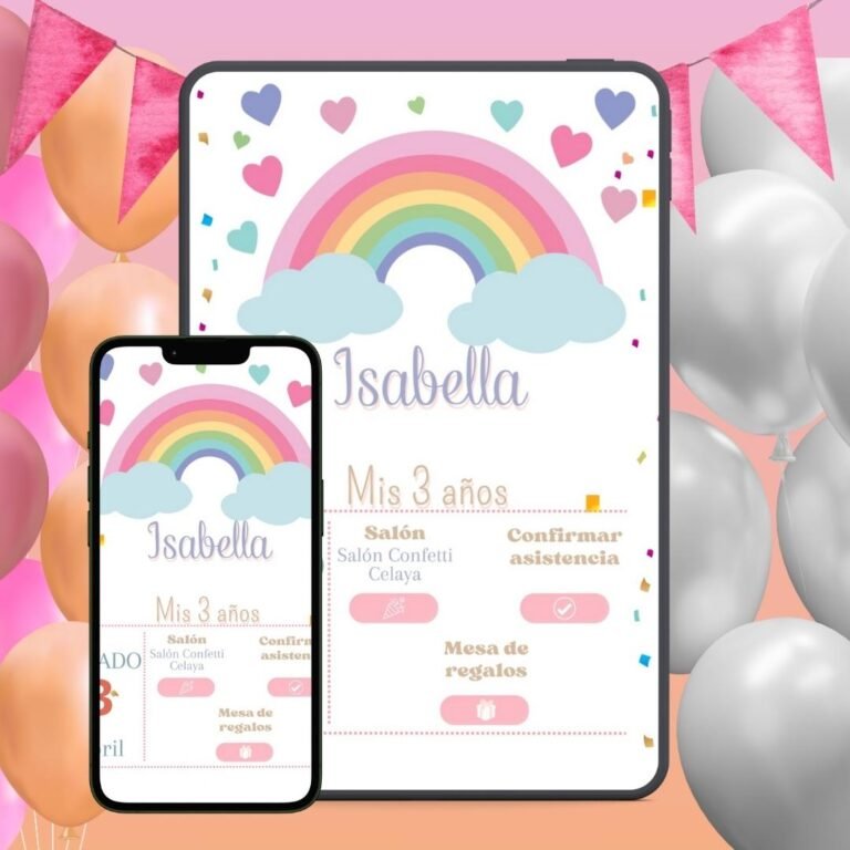 3 AÑOS invitacion PDF