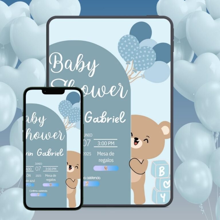 BABY SHOWER invitacion PDF