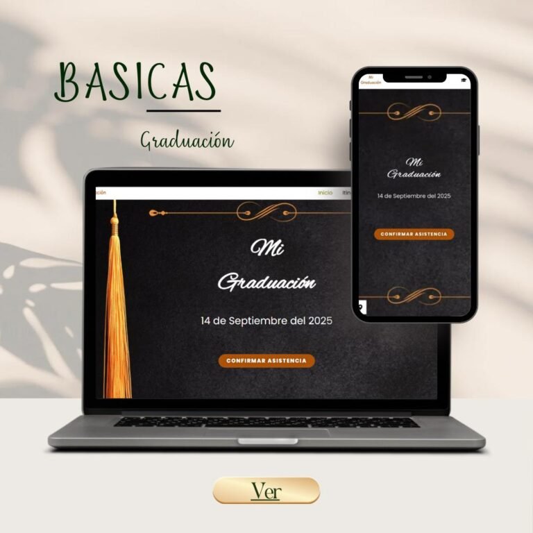 Graduacion Basica Invitacion web
