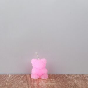 Osito flores corazón chico