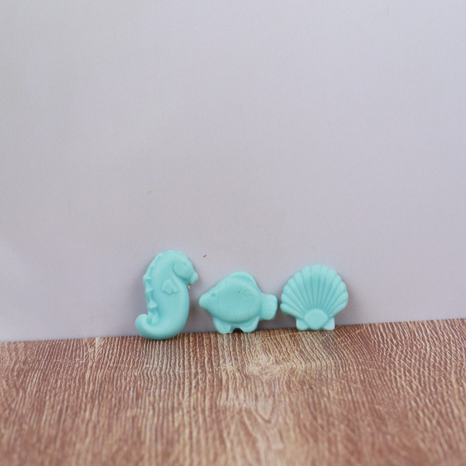 MAR caracoles, conchitas, caballitos y peces (5 piezas)