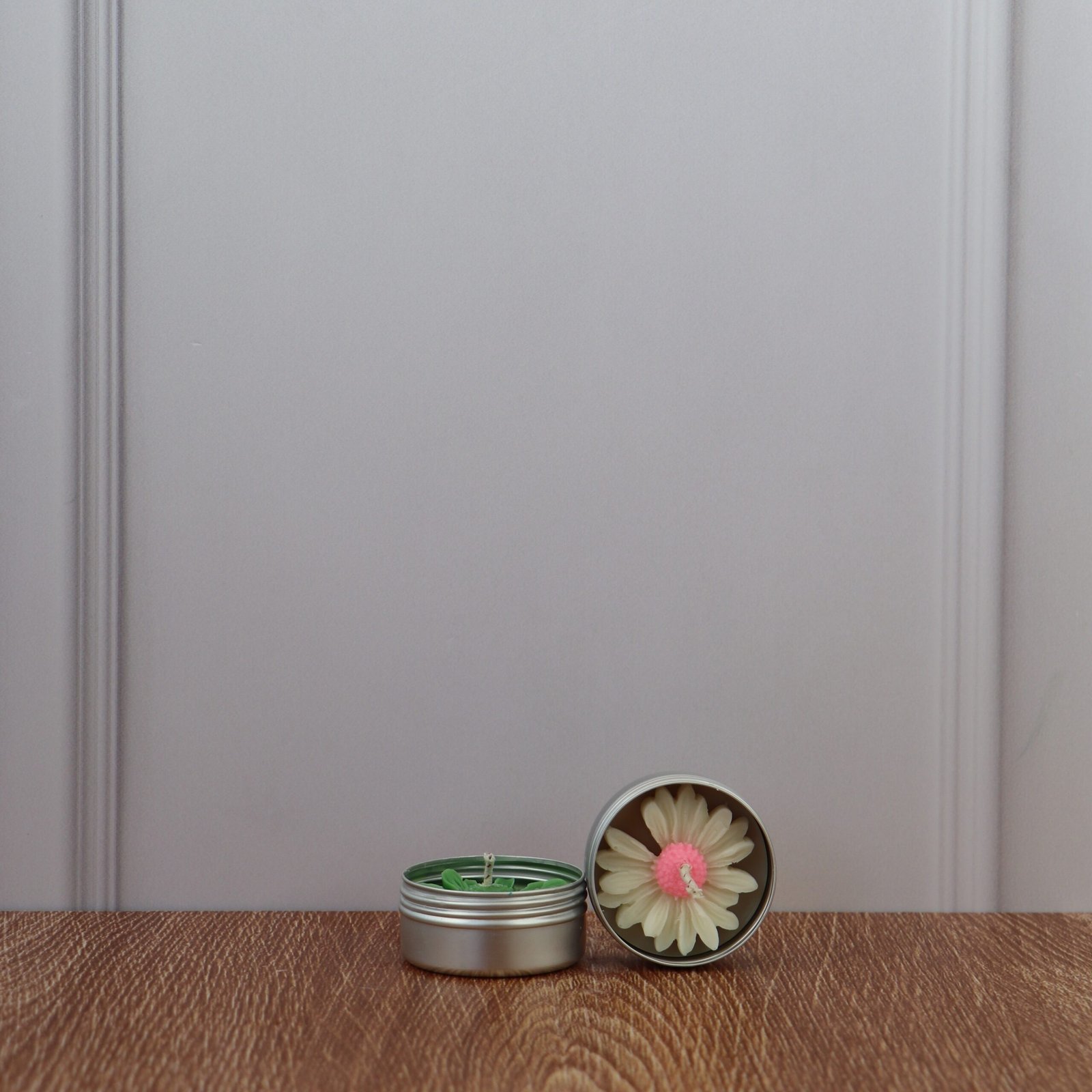 Vela envase de aluminio grande